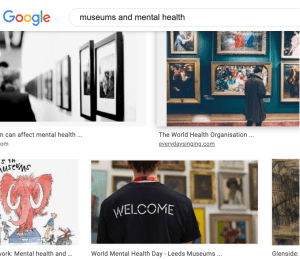 search mental health data